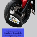 Çelik Gövdeli Alarm Disk Kilidi Motosiklet ve Bisiklet İçin Güvenlik