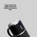 Çelik Termos Bardak Seti | 500 ml Kapasite, Kaymaz Taban, Hediye Kutulu