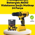 Çift Bataryalı 12V Akülü Matkap | 10 mm Metal, 20 mm Ahşap Delme Kapasitesi