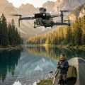 Çift Kameralı GPS Drone Geniş Açılı Havadan Görüntüleme Sistemi