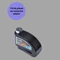 Çift Modlu 110dB Alarmlı Disk Kilidi Suya Dayanıklı