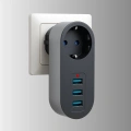 Çocuk Korumalı Termal Priz – 3lü USB Şarj ve Akım Koruması