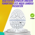 Çocuk Odası İçin Galaxy Projektör + Beyaz Gürültü + Uzaktan Kumandalı