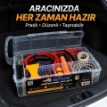 Çok Amaçlı 27 Parça Araç Acil Durum Ekipman Seti Düzenli Taşıma Kutulu