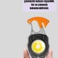 Çok İşlevli USB Şarjlı Anahtarlık Fener