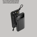 Çoklu Güvenlik Korumalı 20.000 mAh Powerbank Fener Özellikli