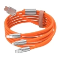 Çoklu Şarj Kablosu USB Type-C İOS Uyumlu 120W Hızlı Şarj Kablosu