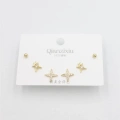 Çoklu Set Küpe - Altın