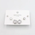 Çoklu Set Küpe - Gümüş