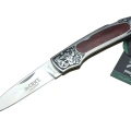 Cr 0128 Rd Kamp Çakı 18 Cm - Metal Desenli Sap, Kılıflı, Kutulu