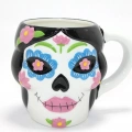 Day Of The Dead Şeker Kurukafa Tasarımlı 3d Seramik Kupa Bardak Alk4893