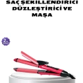 Dereceli Seramik Saç Düzleştirici – 5 Isı Seviyesi, 200°C Maksimum Sıcaklık