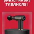 Derin Doku Masaj Tabancası 4 Başlık 6 Kademeli Sessiz Güç Şarjlı Kas Gevşetici