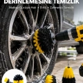Derinlemesine Temizlik İçin Dayanıklı Kıllı Matkap Fırçası Başlığı