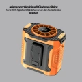 Dijital Ekranlı Turbo Mini Fan – 3 Kademeli Hız, Sessiz Çalışma ve Type-C Şarj