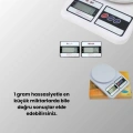 Dijital Mutfak Terazisi 10kg Kapasiteli 1g Hassasiyetli