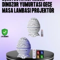 Dinozor Yumurtası Galaksi Projektör Gece Lambası 4ü 1 Arada – Bluetooth Hoparlörlü