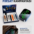 Dokunmatik Akıllı Saat Yeni Nesil Kulaklık Kampanyası Bluetooth Bağlantılı ANC Özelliği