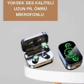 Dokunmatik Akıllı Saat Yeni Nesil Kulaklık Kampanyası Bluetooth Bağlantılı ANC Özelliği