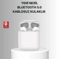 Dokunmatik Kontrollü 2. Nesil Bluetooth 5.0 Uzun Pil Ömürlü Kulaklık