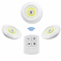 Dolap Işığı Mutfak Rafı Işığı Uzaktan Kumandalı 3 Lü Spot Led Lamba