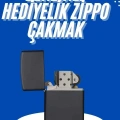Doldurulabilir Siyah Benzinli Çakmak Metalik