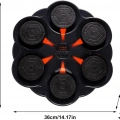 Duvar Boks Makinesi Müzikli Bluetooth Hoparlör Özellikli Led Işıklı Ritimli 9 Mod Seviye Ayarlı Box