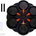 Duvar Boks Makinesi Müzikli Bluetooth Hoparlör Özellikli Led Işıklı Ritimli 9 Mod Seviye Ayarlı Box
