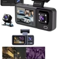 Ekranlı Sürüş Kaydedici DVR Ön ve Arka Kameralı Full HD Çözünürlüklü