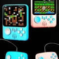 El Atarisi 3.5 inç Ekran Çift Konsol 666 Adet Retro Oyun Gamepad