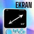 El Atarisi 3.5 inç Ekran Çift Konsol 666 Adet Retro Oyun Gamepad