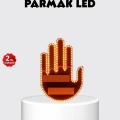 El Hareketiyle Kontrol Edilen 176 LED Amber Güvenlik Lambası