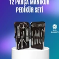 El ve Ayak Bakımı İçin Profesyonel 12 Bakım Seti