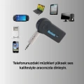 Eller Serbest Özellikli Bluetooth AUX Araç Kiti