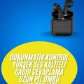 En Çok Tercih Edilen Bluetooth Kulaklık Mikrofonlu Silikonsuz Dokunmatik Kontrol
