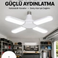Enerji Tasarruflu LED Ampül 60 Watt 4 Kollu Beyaz Işık Yeni Nesil