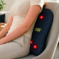 Ergonomik Isıtmalı Bel Masaj Minderi Sırt Destek Minderi