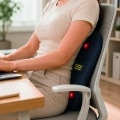 Ergonomik Isıtmalı Bel Masaj Minderi Sırt Destek Minderi