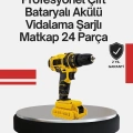Ergonomik Tasarımlı 12V Matkap | 2 Vitesli, LED Aydınlatmalı ve Dayanıklı