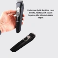 Ergonomik Tasarımlı, 3 Taraklı Profesyonel Şarjlı Saç Sakal Tıraş Makinesi