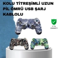 Ergonomik Tasarımlı Oyun Kolu – Hassas Tetikler ve Analog Stickler