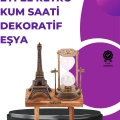 Ev, Ofis ve Kafeler İçin Retro Ahşap Kum Saati Dekorasyonu