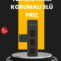 Ev ve Ofis İçin Akıllı Çoklu Priz 7 Girişli