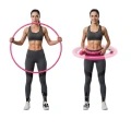 Evde Spor İçin Akıllı Hula Hoop Çemberi Bel İnceltici Mor