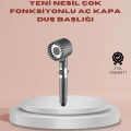 Filtreli Masaj Özellikli Duş Başlığı Aç Kapa Tuşlu