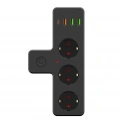 Ftr-12 Termal Akım Korumalı Isıya Dayanıklı 3’lü Priz 3x Usb 1x Type-c