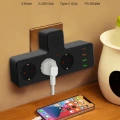 Ftr-12 Termal Akım Korumalı Isıya Dayanıklı 3’lü Priz 3x Usb 1x Type-c