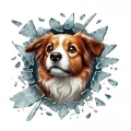 HERŞEYTREND Fulcar Australian Shepherd Araç Stickerı