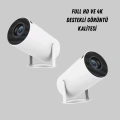 Full HD 4K Destekli Akıllı Projeksiyon – 130 inç Ekran, Uzun Ömürlü Ampul ve Çoklu Giriş