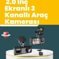Full HD Çift Yönlü Araç Kamerası  Hareket Algılama  Döngüsel Kayıt